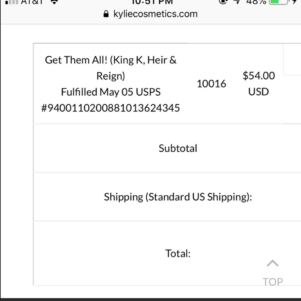 LAST 1 Kylie cosmetics King K metal matte lipstick - Picture 5 of 6